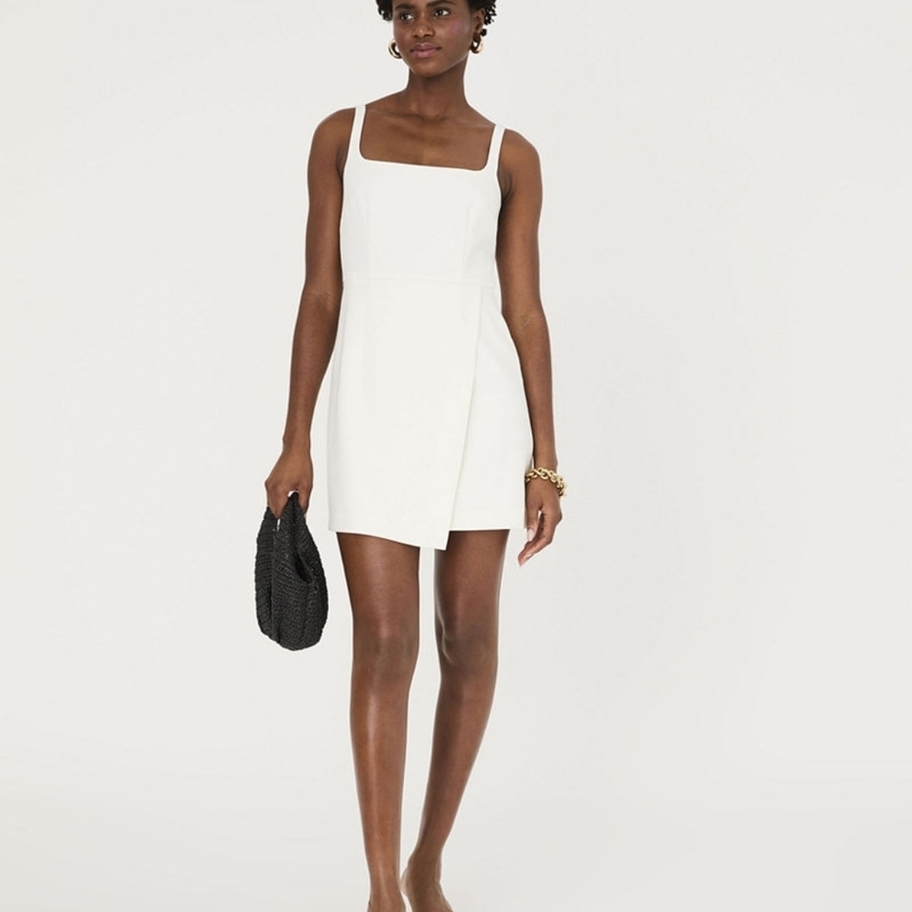 French Connection White Mini Dress Size 6